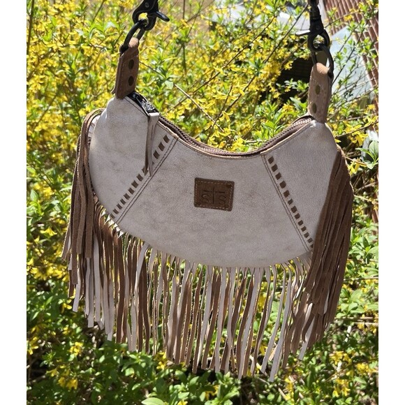 New STS Ranchwear Cremello Nellie Fringe Concealed Carry Shoulder Bag Western - Picture 2 of 12